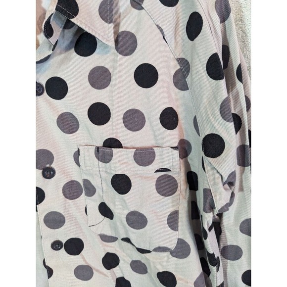 United Arrows Blue Label dots Shirt Men M hippie boho too dang cool! - Picture 4 of 11